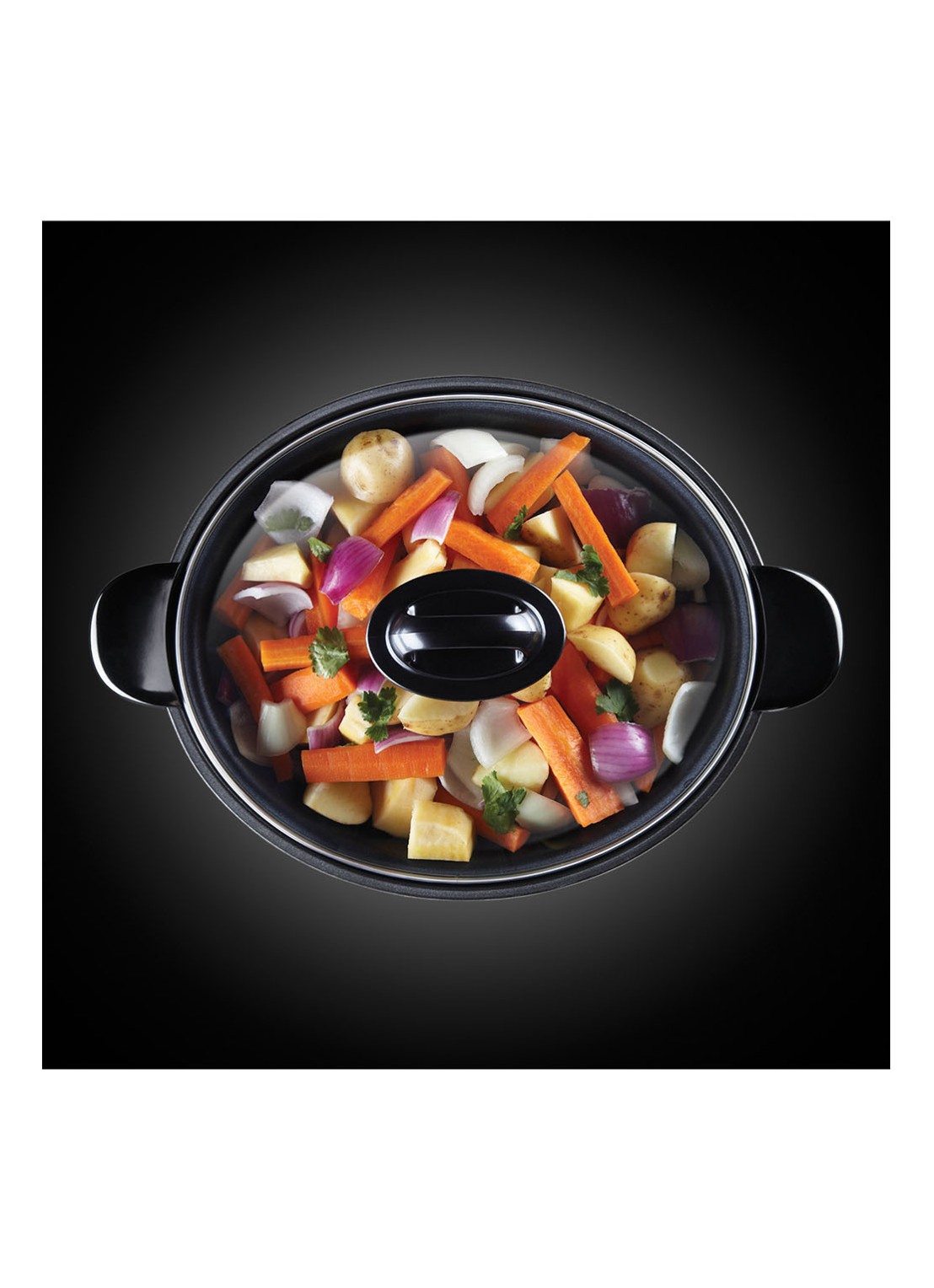 Russell Hobbs MaxiCook slowcooker 6 liter 22750-56 - voorkant 2 zilver