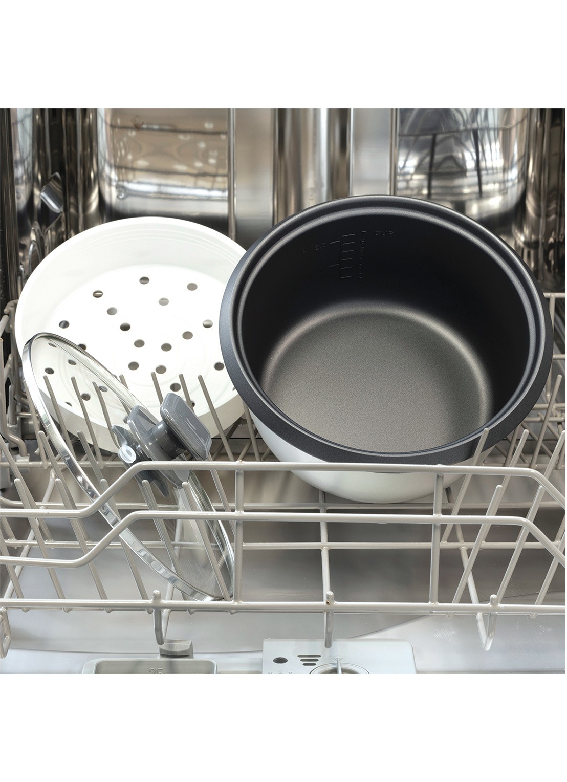 Russell Hobbs Medium rijstkoker 6 porties 27030-56 - detail 7 wit
