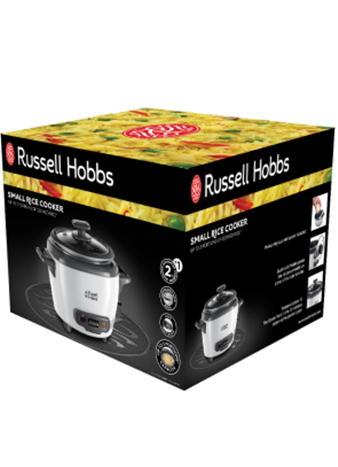 Russell Hobbs Mini rijstkoker 2 porties 27020-56 - achterkant 3 lichtgrijs