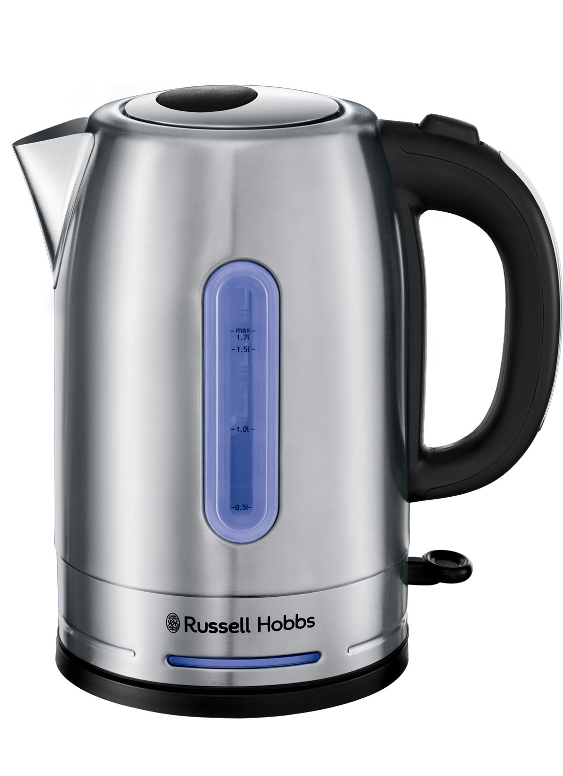 Russell Hobbs Quiet Boil waterkoker 1,7 liter 26300-70 - voorkant 2 metallic