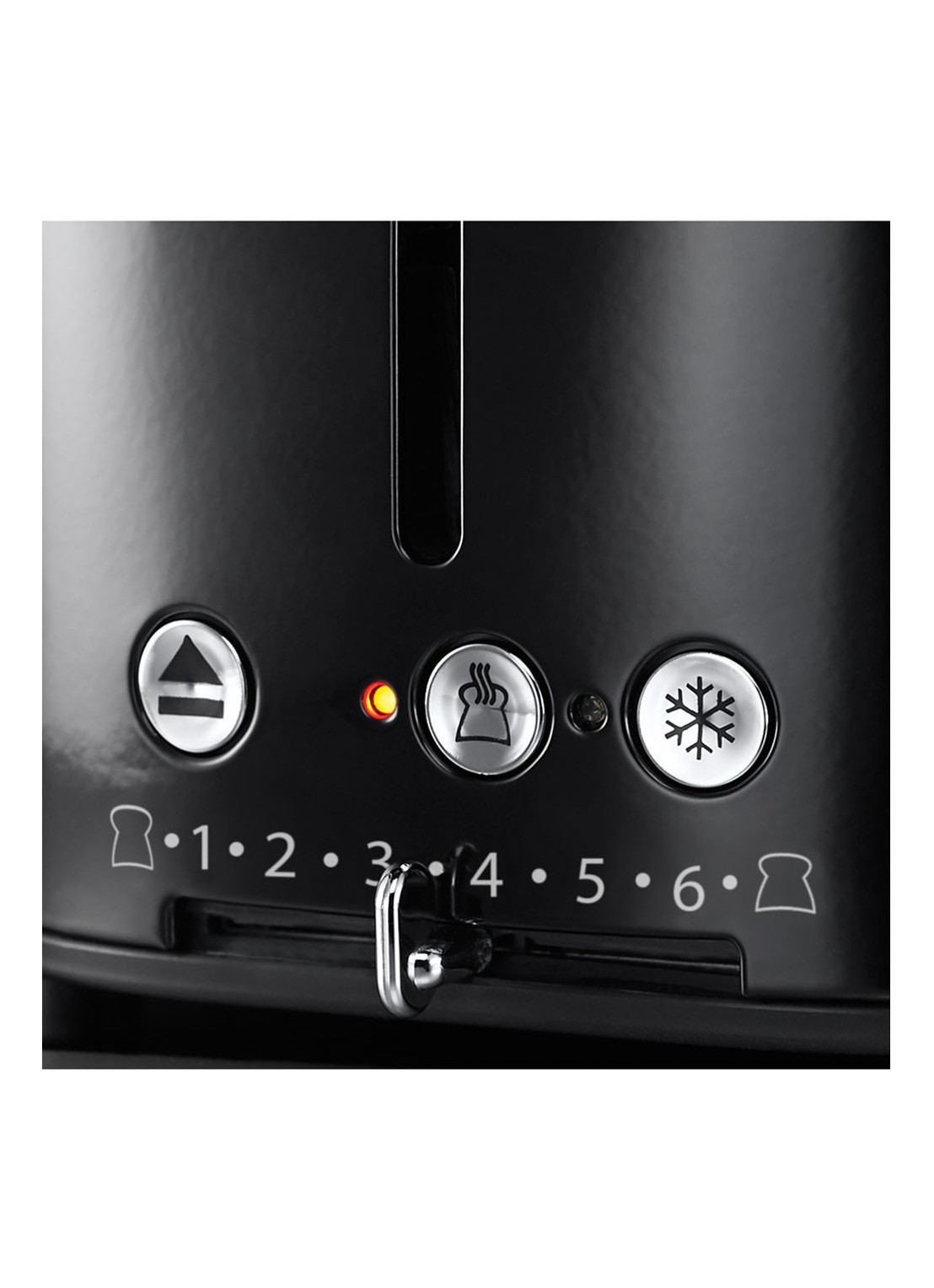 Russell Hobbs Retro Classic broodrooster 2-slots - detail 3 zwart