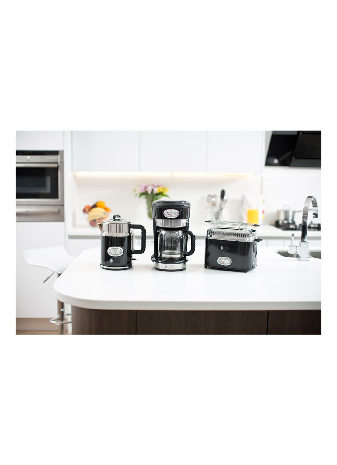 Russell Hobbs Retro Classic broodrooster 2-slots - detail 4 zwart