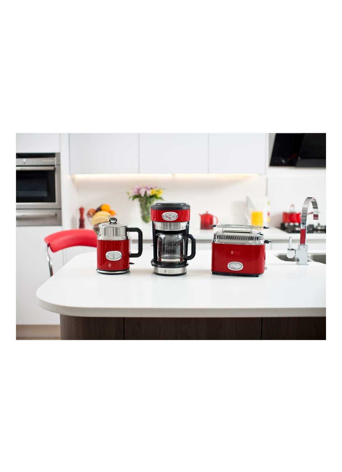 Russell Hobbs Retro Ribbon broodrooster 2-slots - detail 5 steenrood
