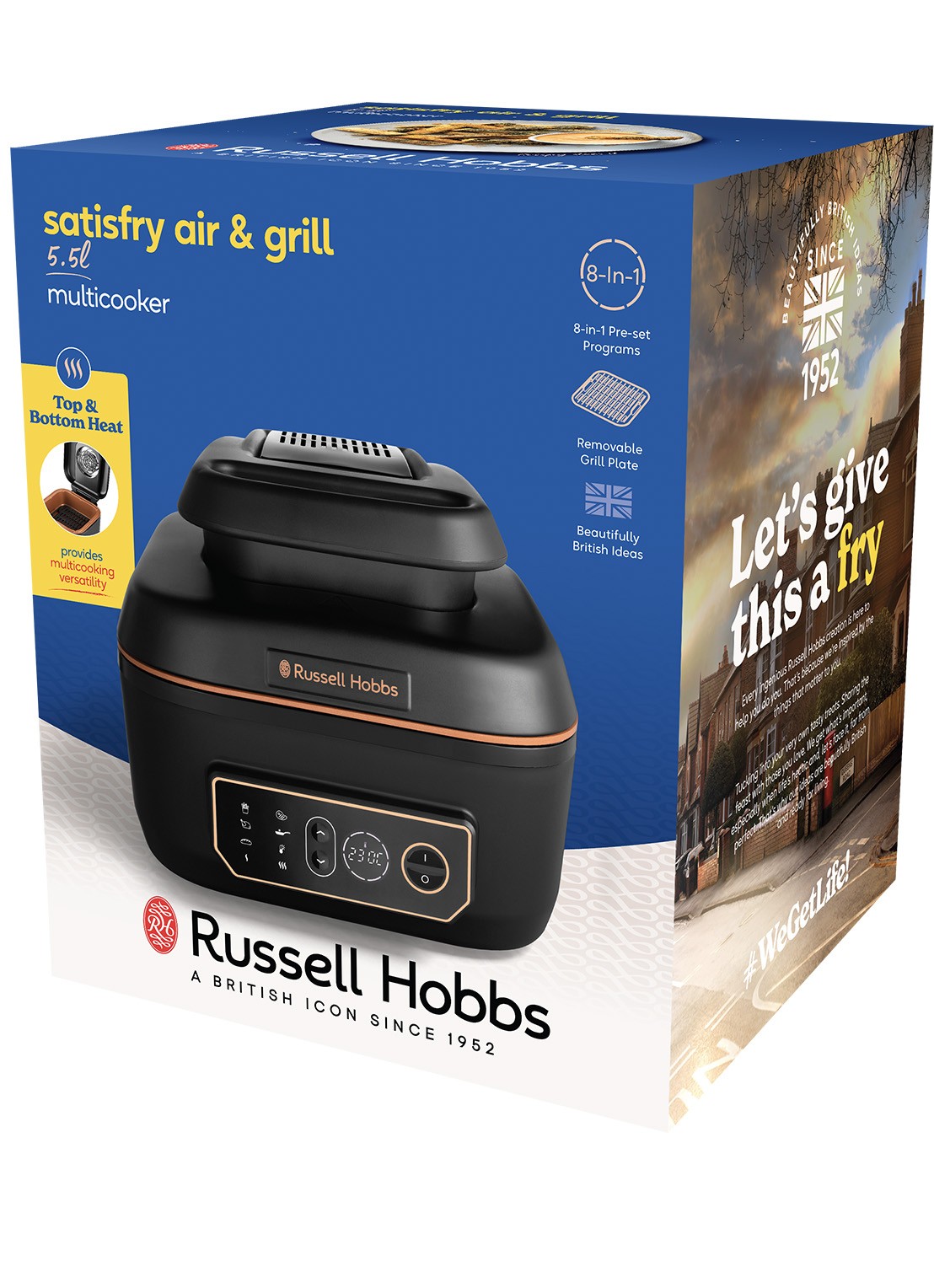 Russell Hobbs Satisfry Air & Grill multicooker 5,5 liter 26520-56 - achterkant 6 undefined