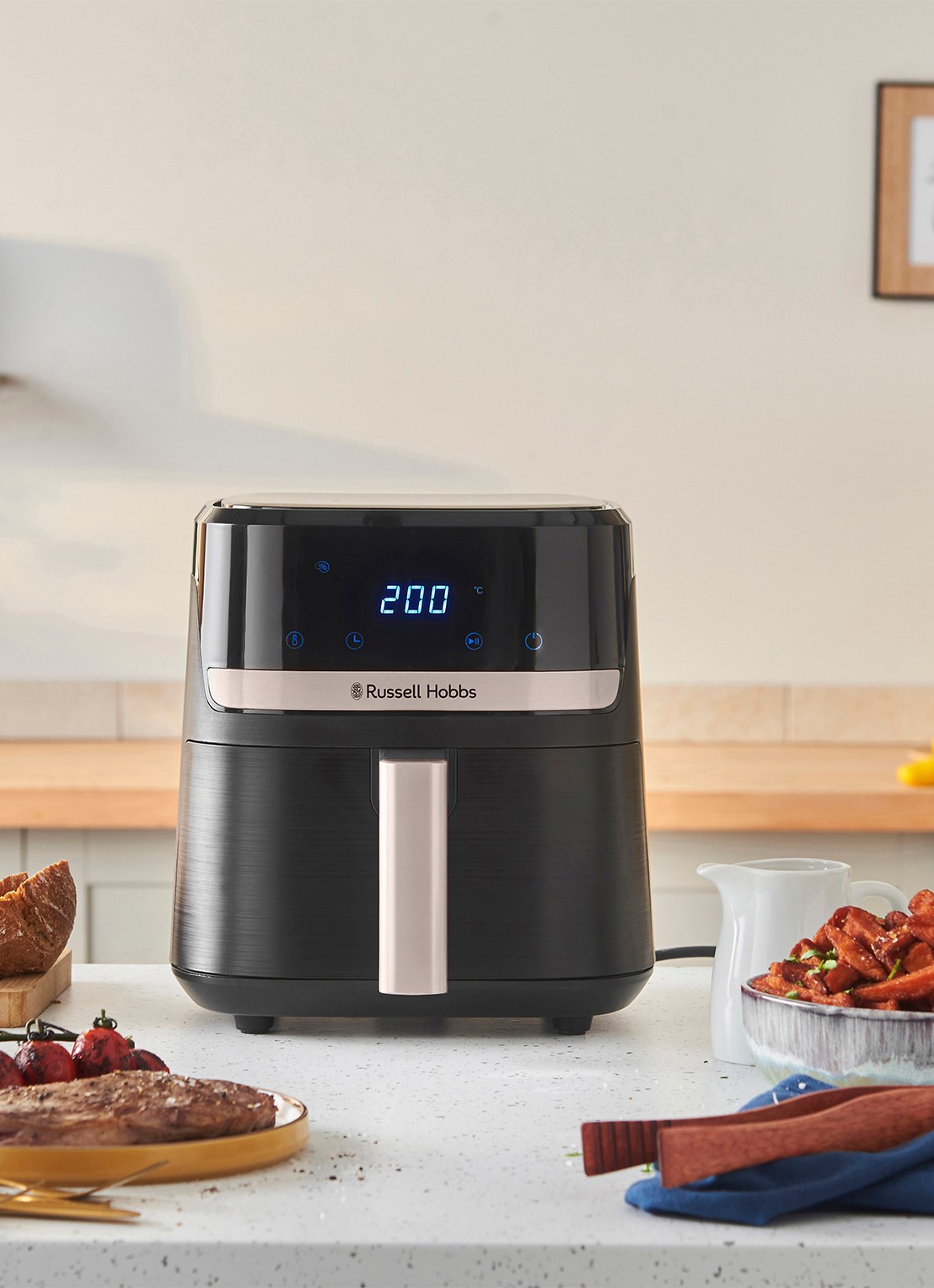Russell Hobbs Satisfry airfryer 4,3 liter 27610-56 - detail 4 zwart