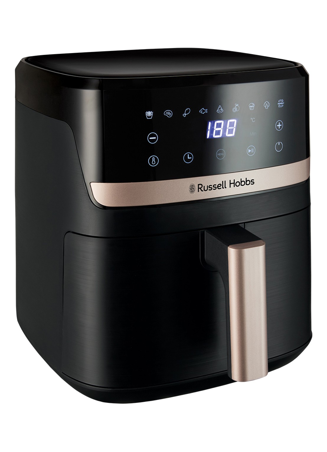 Russell Hobbs Satisfry airfryer 5,5 liter 27620-56 - voorkant 7 zwart