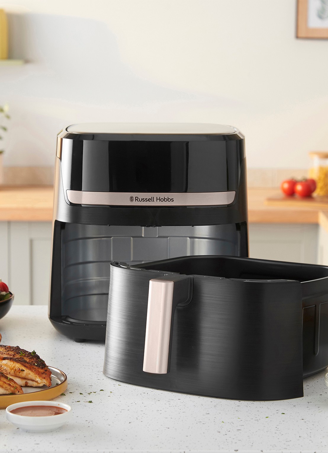 Russell Hobbs Satisfry airfryer 8,3 liter 27630-56 - detail 8 zwart