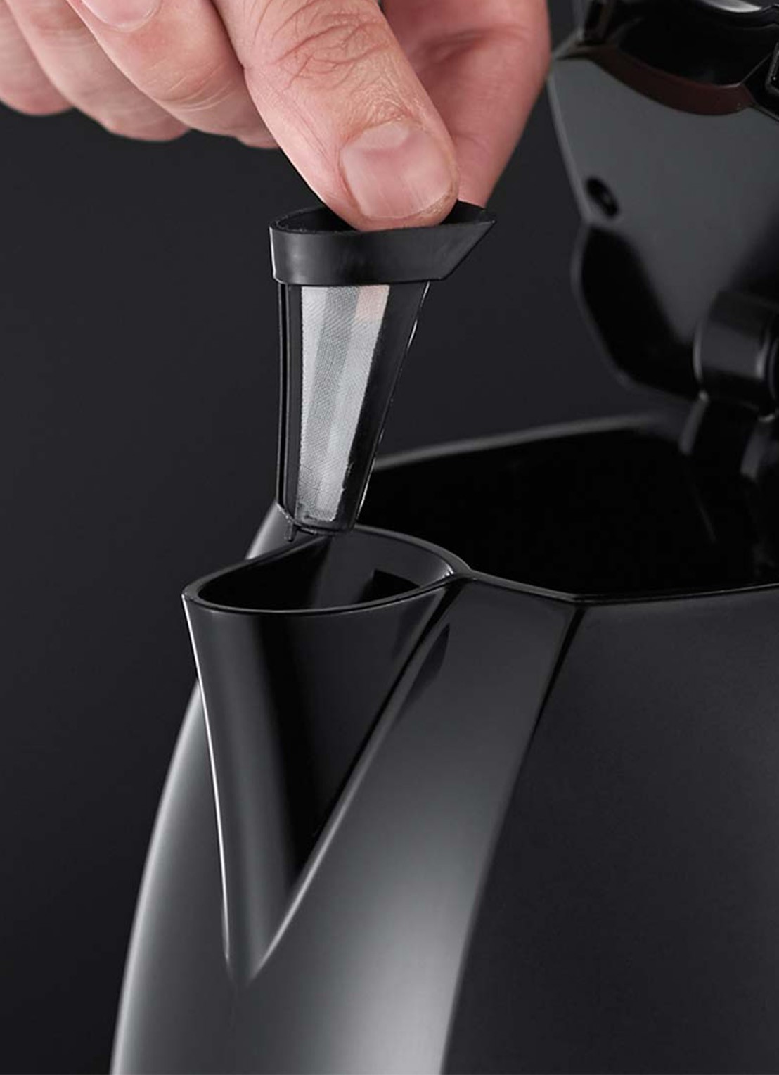 Russell Hobbs Textures Plus+ waterkoker 1,7 liter 22591-70 - detail 4 zwart