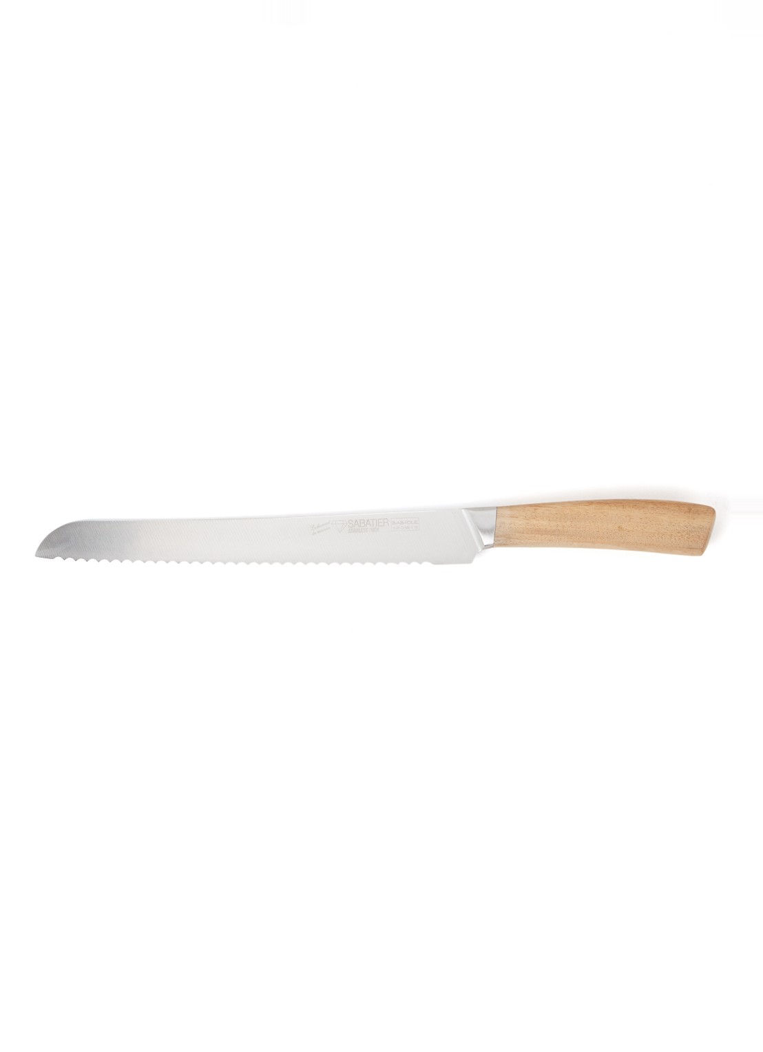 Sabatier Broodmes 22 cm - voorkant bruin