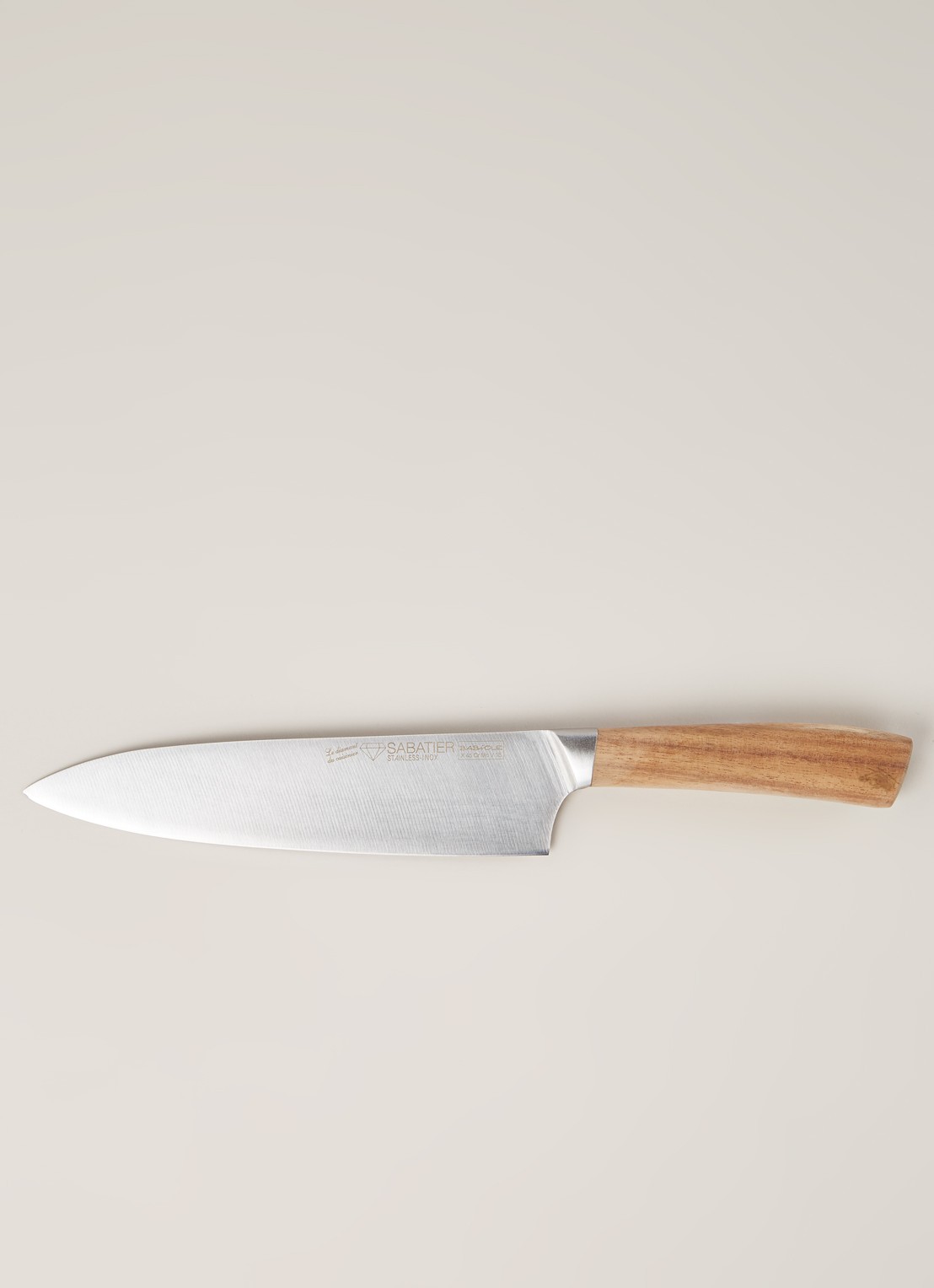 Sabatier Koksmes 20 cm - voorkant 3 bruin