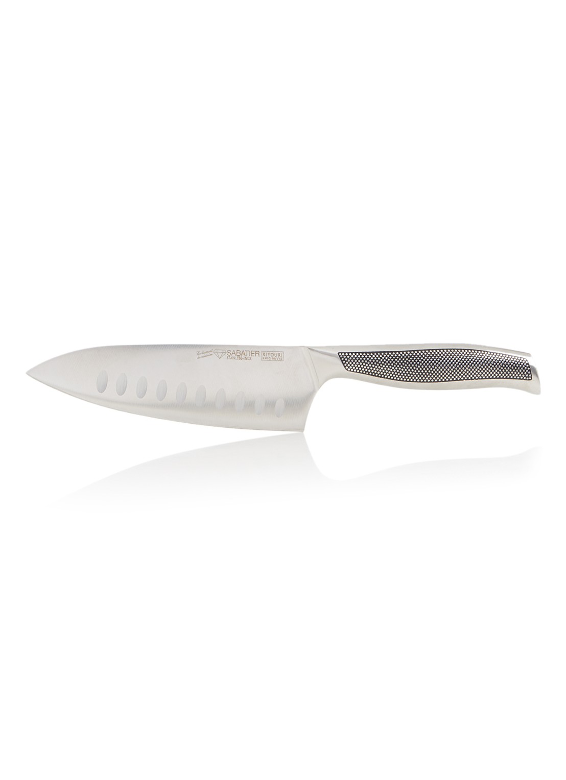 Sabatier Koksmes 26 cm - voorkant zilver