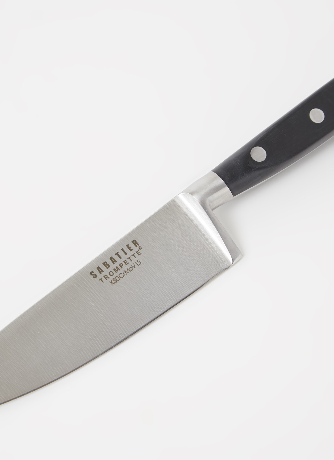 Sabatier Trompette Koksmes 27 cm - voorkant 2 zilver