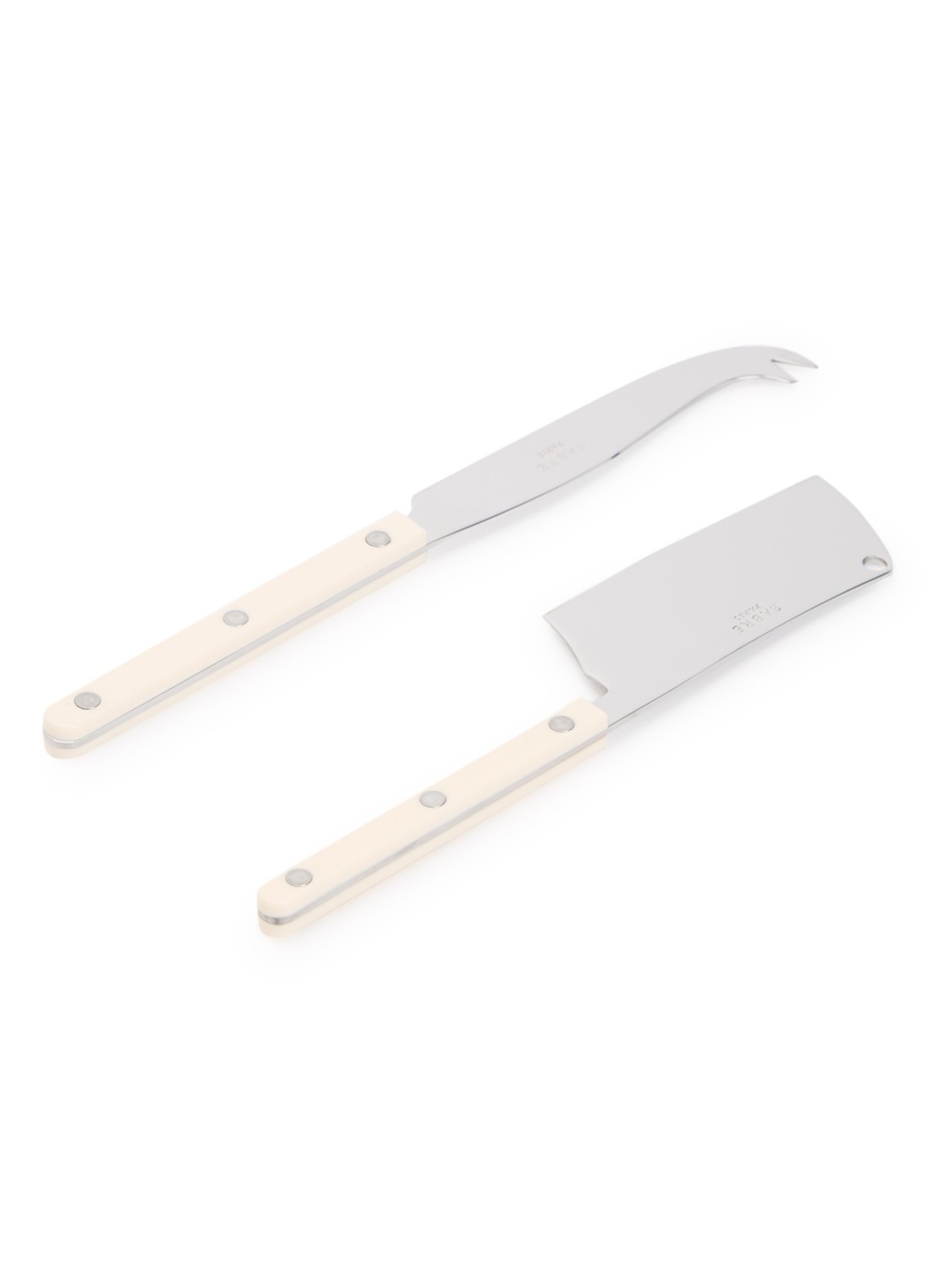 Sabre Bistrot kaasmes set van 2 - voorkant gebroken wit