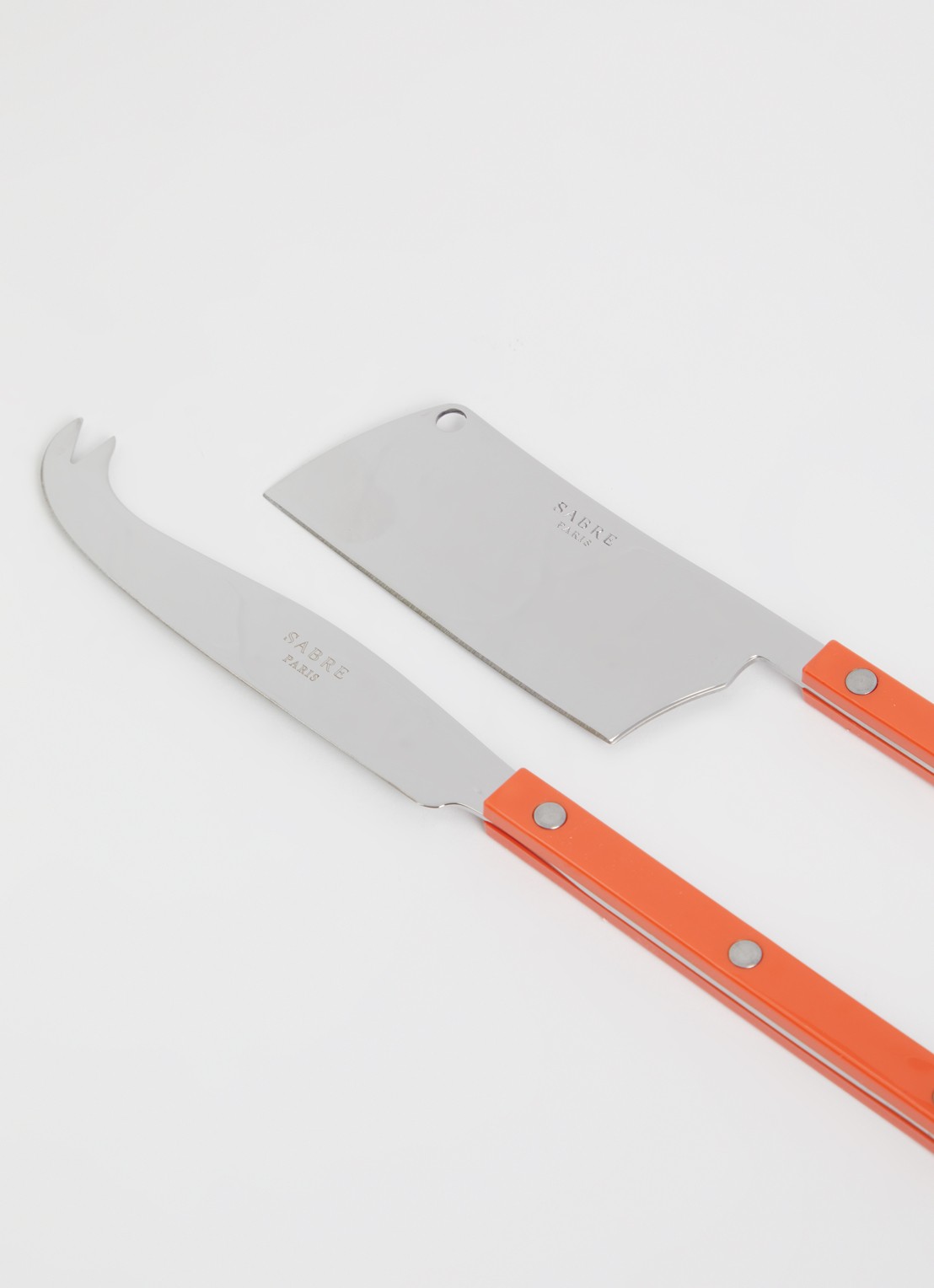 Sabre Bistrot kaasmes set van 2 - voorkant 2 oranje