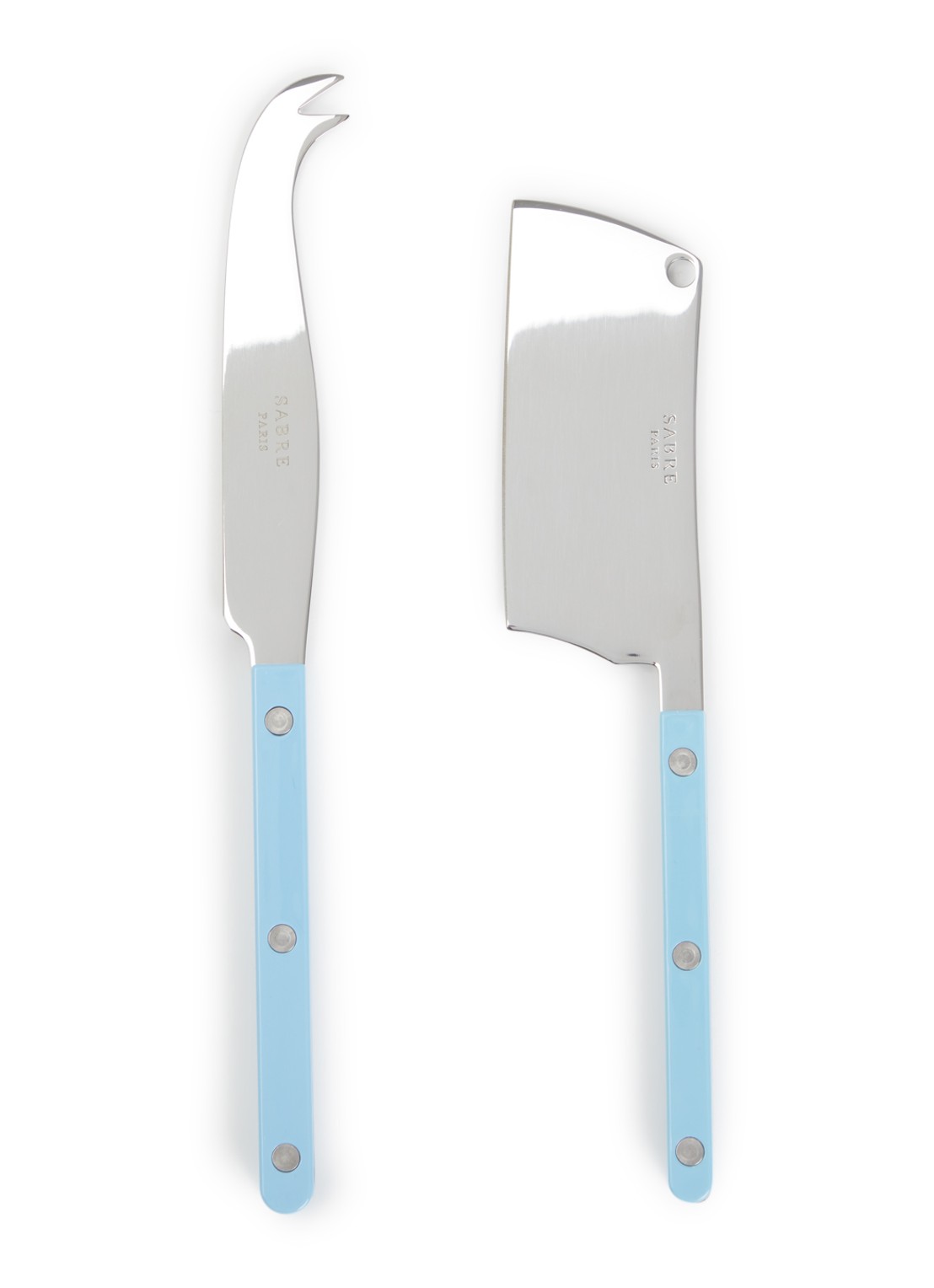 Sabre Bistrot kaasmes set van 2 - voorkant lichtblauw