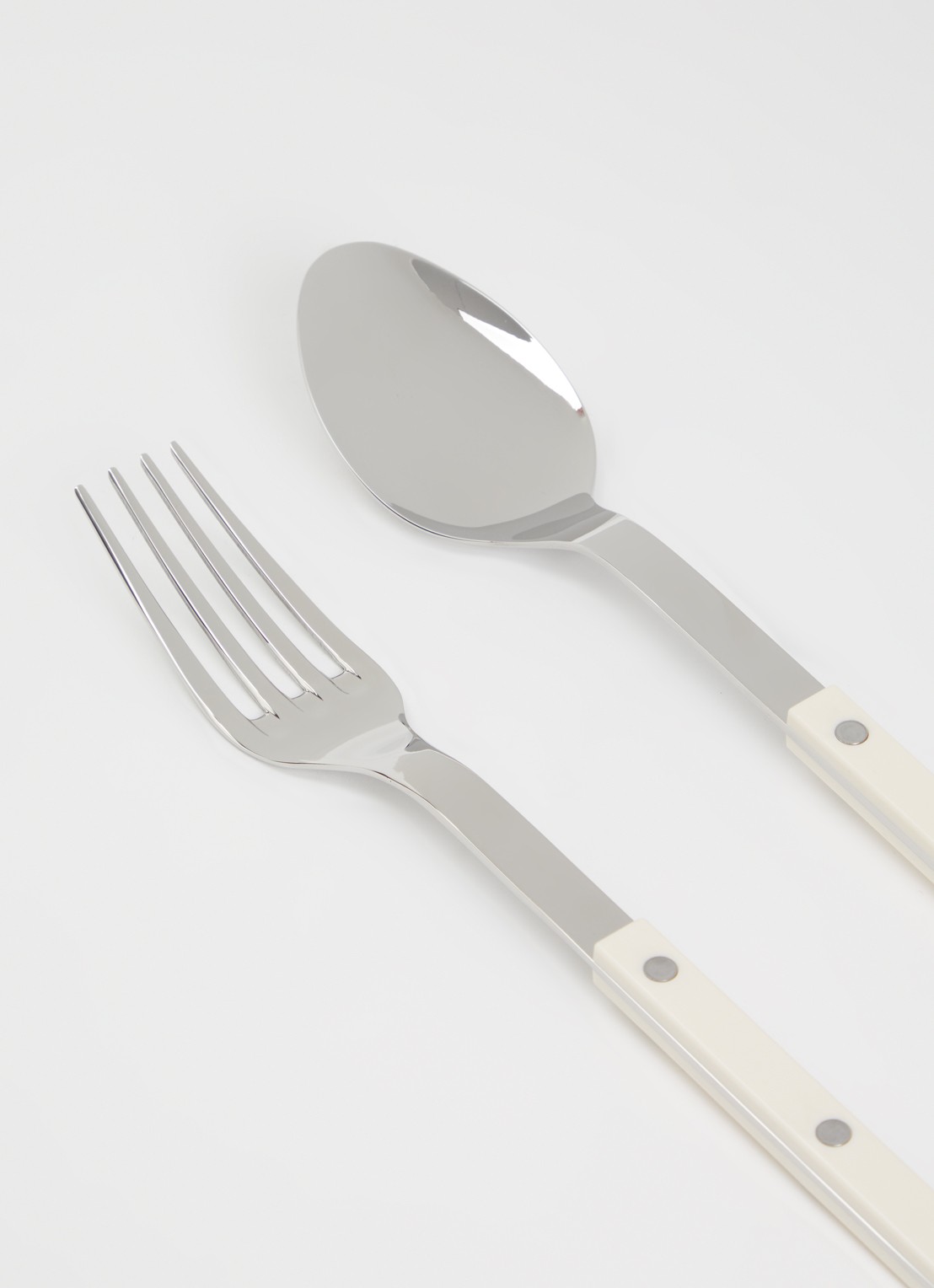 Sabre Bistrot opschepsbestek 2-delig - voorkant 2 gebroken wit