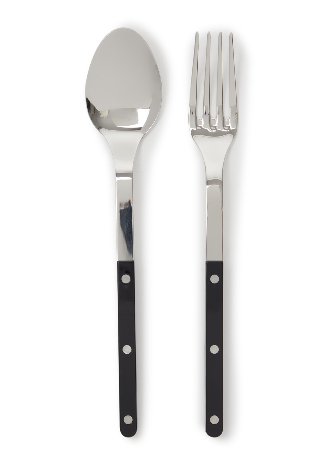 Sabre Bistrot opschepsbestek 2-delig - voorkant zwart