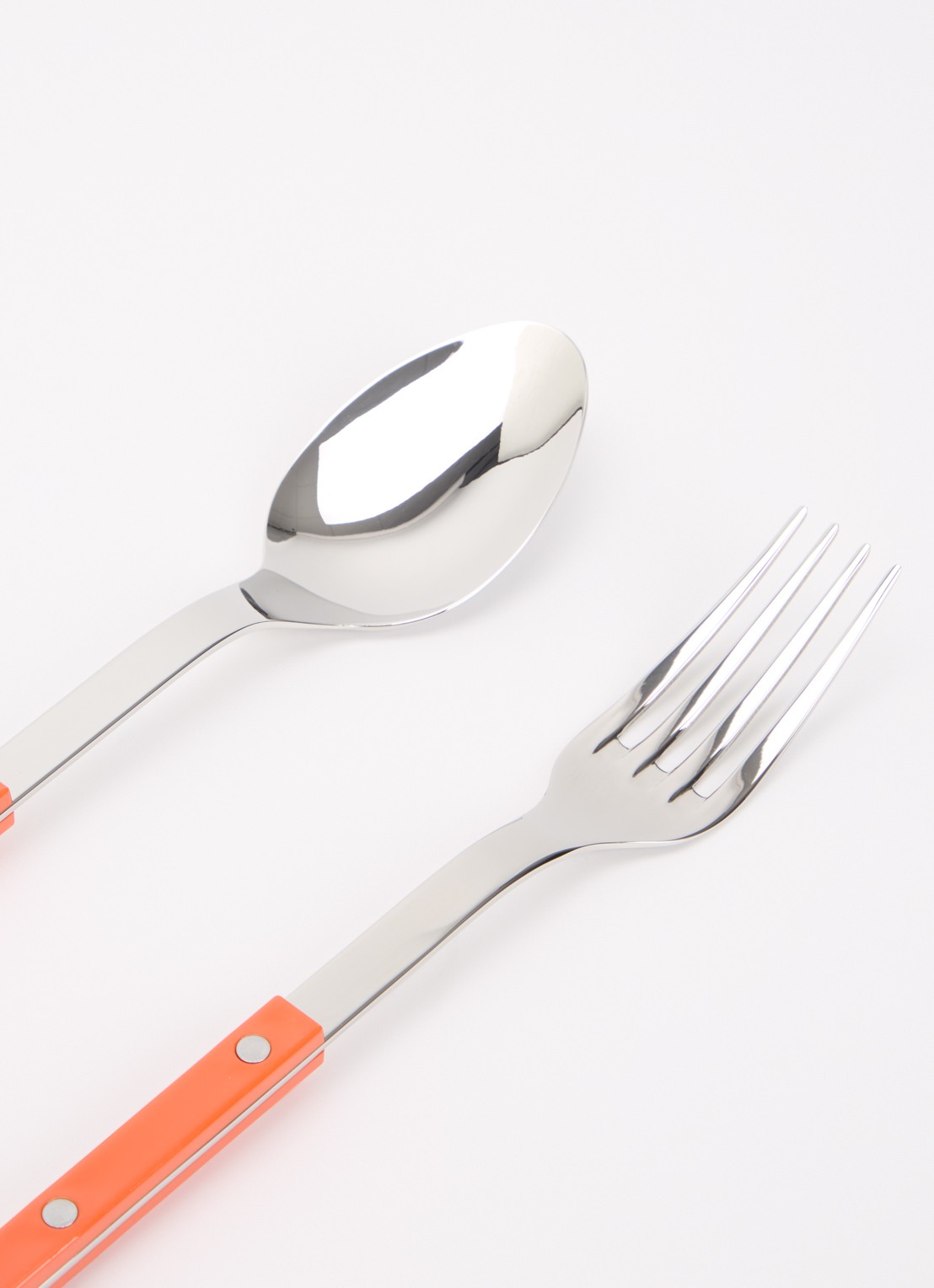 Sabre Bistrot opschepsbestek 2-delig - voorkant 2 oranjerood