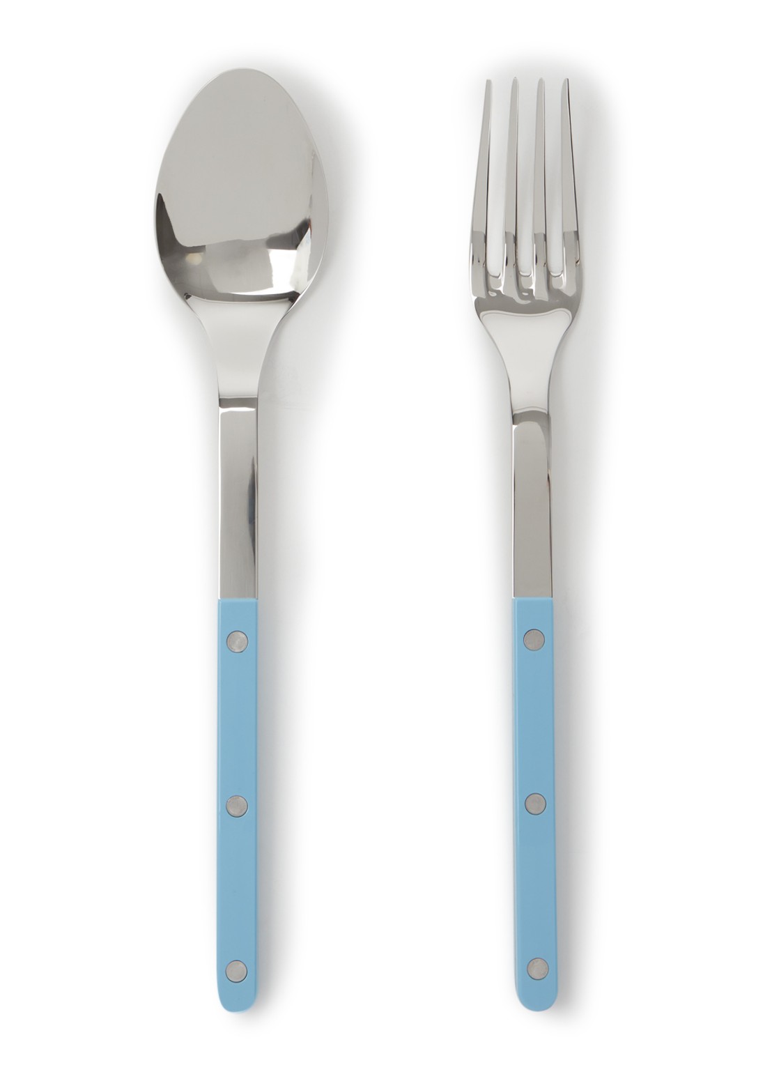 Sabre Bistrot opschepsbestek 2-delig - voorkant lichtblauw