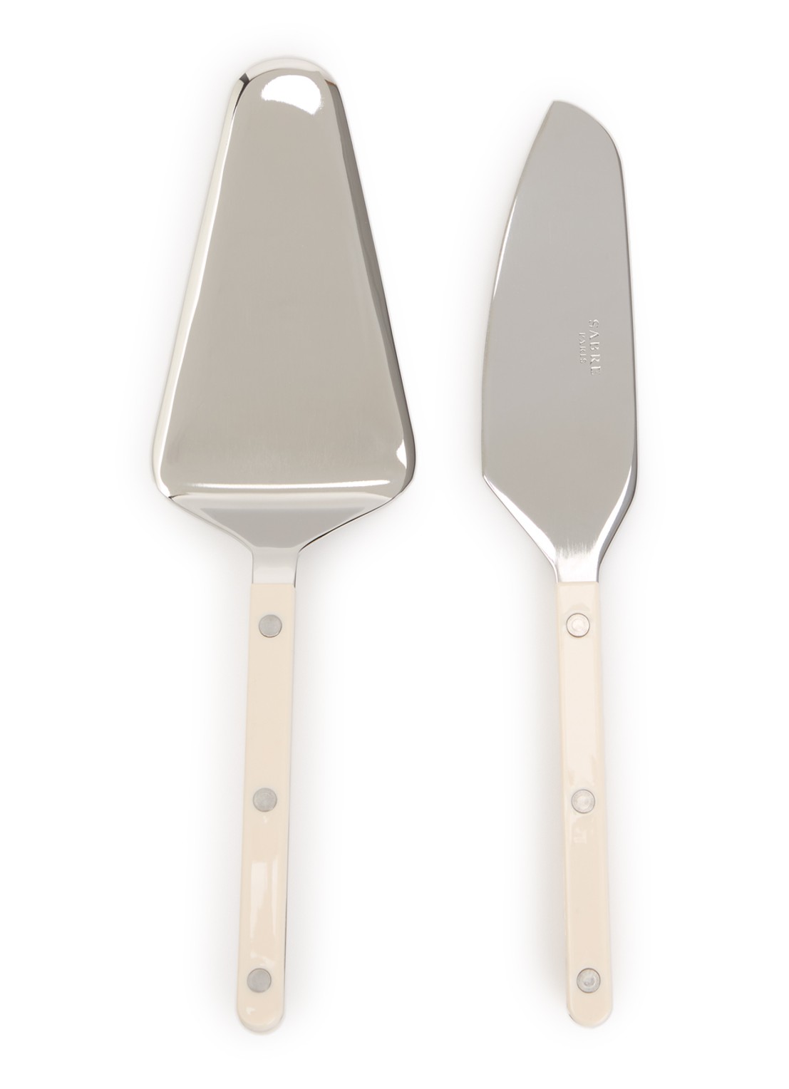 Sabre Bistrot taartbestek 2-delig - voorkant gebroken wit
