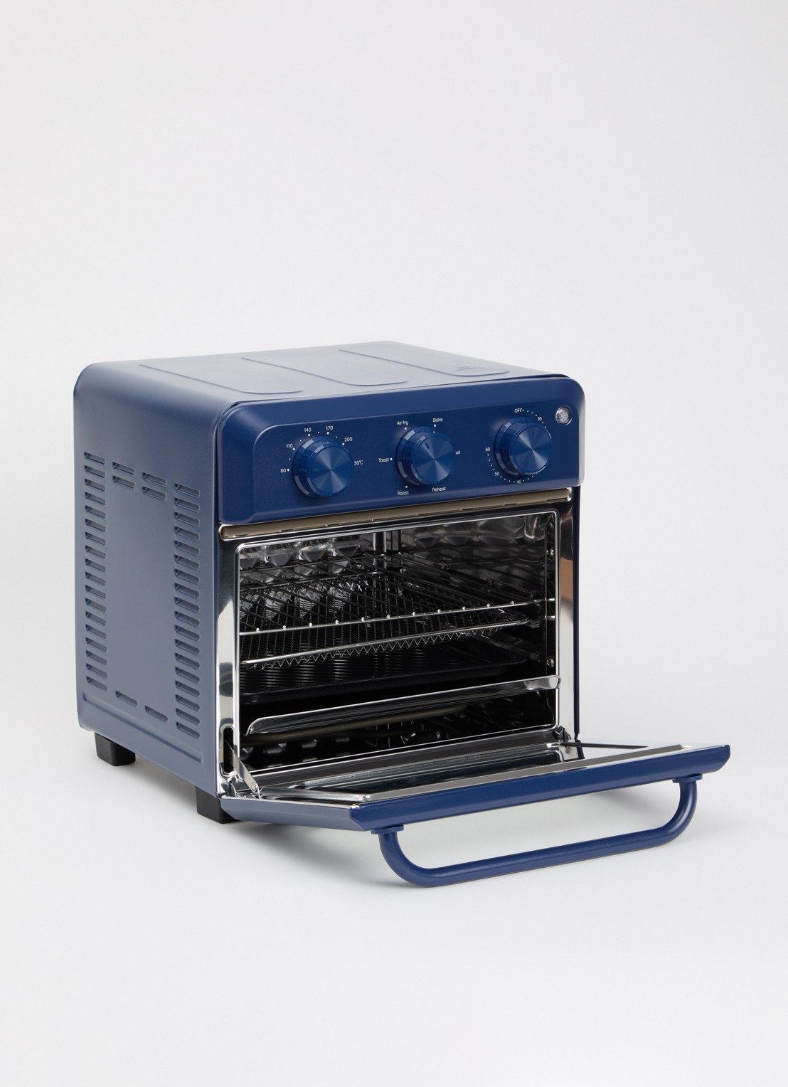 Safecourt PowerOven 6-in-1 airfryer oven 12 liter AO100 - voorkant 2 blauw