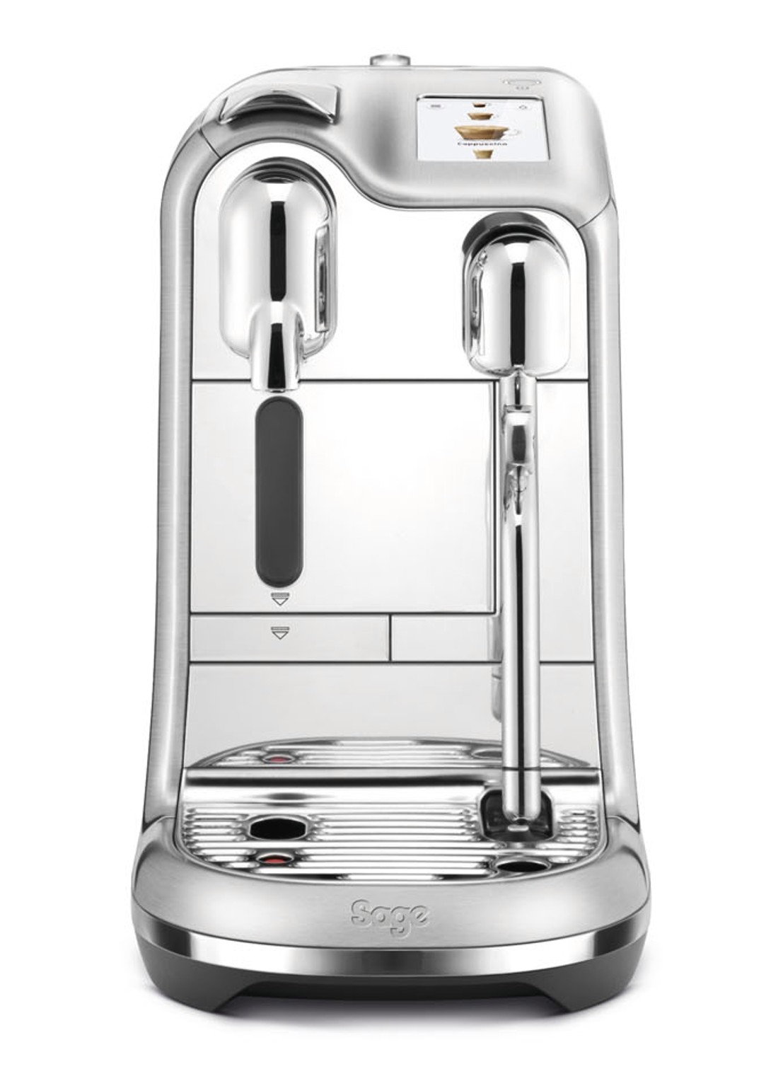 Sage Creatista Pro Nespresso machine SNE900BSS  - voorkant 3 zilver