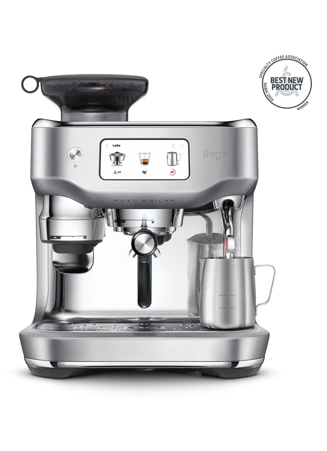 Sage Oracle Dual Boiler espressomachine SES995BSS4EEU1 - achterkant 3 zilver