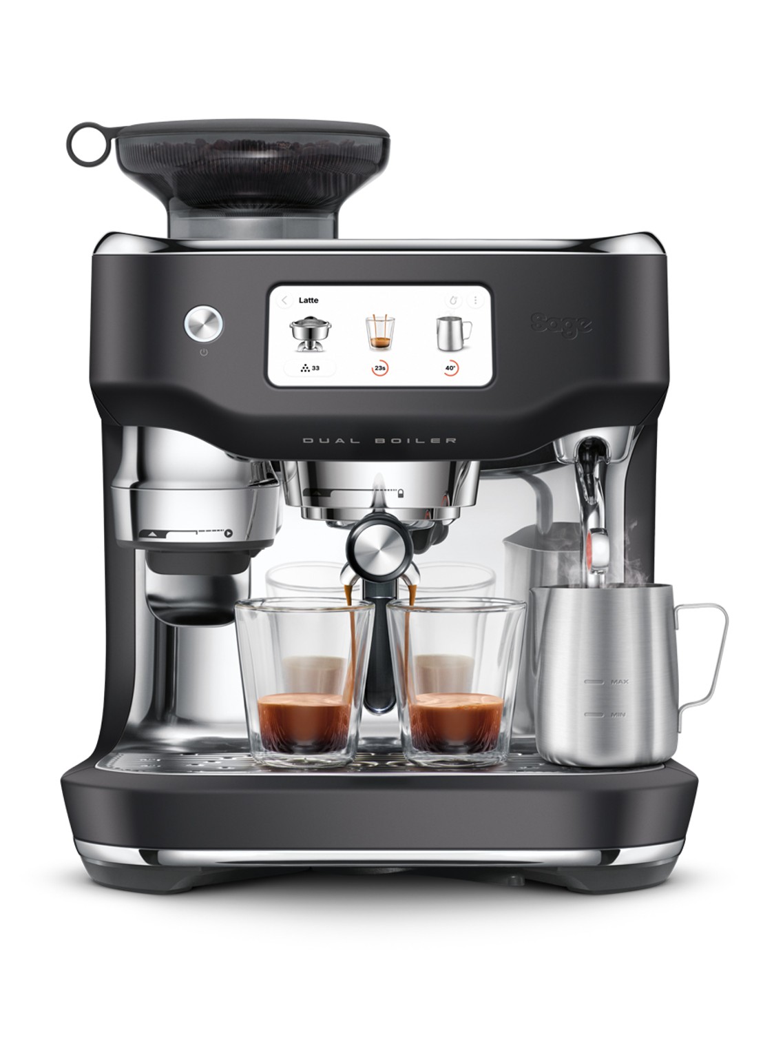 Sage Oracle Dual Boiler espressomachine SES995BTR4EEU1 - detail 6 zwart