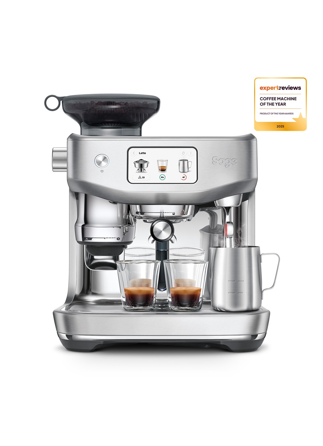 Sage Oracle Jet espressomachine SES985BSS4EEU1 - detail 3 zilver
