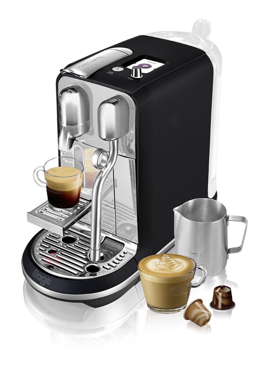 Sage Sage Creatista Plus Nespresso machine SNE800BTR2ENL1 - voorkant zwart