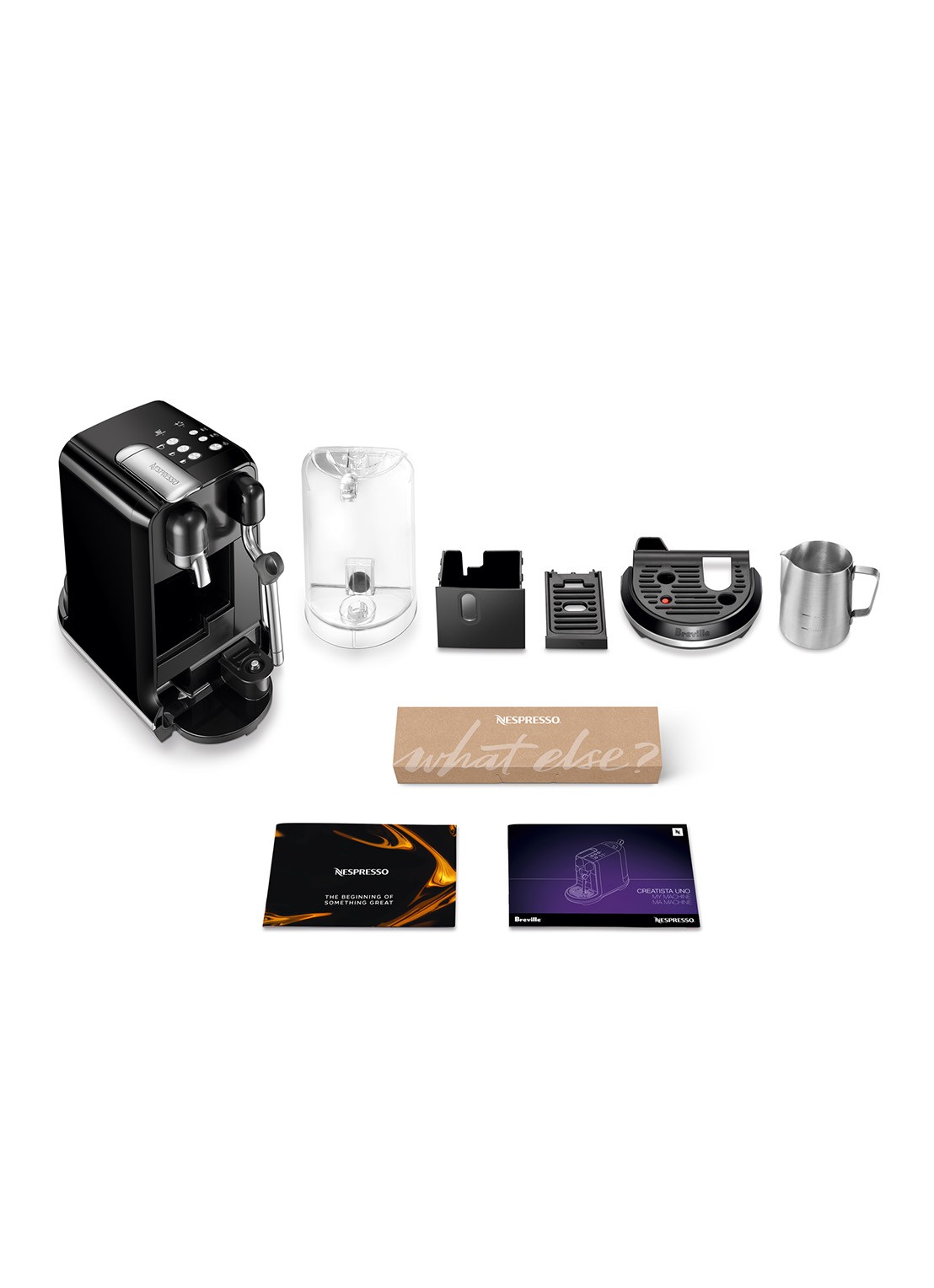 Sage Sage Creatista Uno Nespresso machine SNE500BKS4ENL1 - detail 4 diepzwart