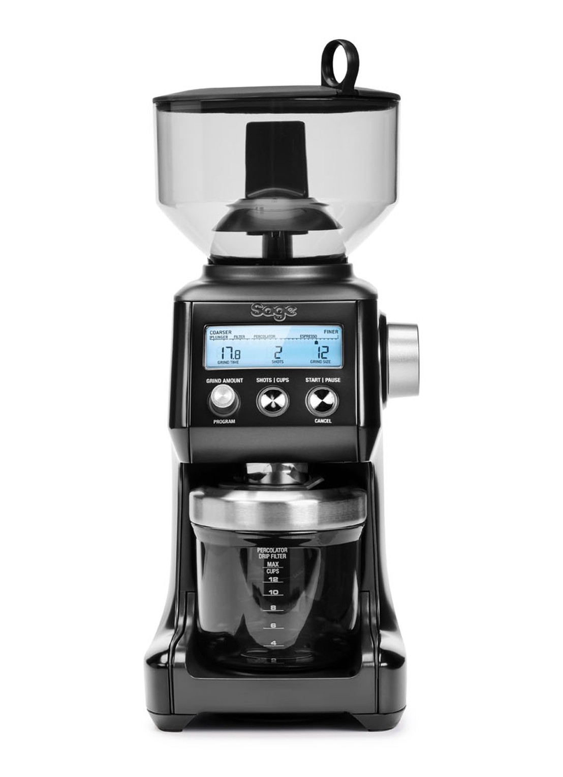 Sage Smart Grinder Pro koffiemolen  - voorkant 2 zwart