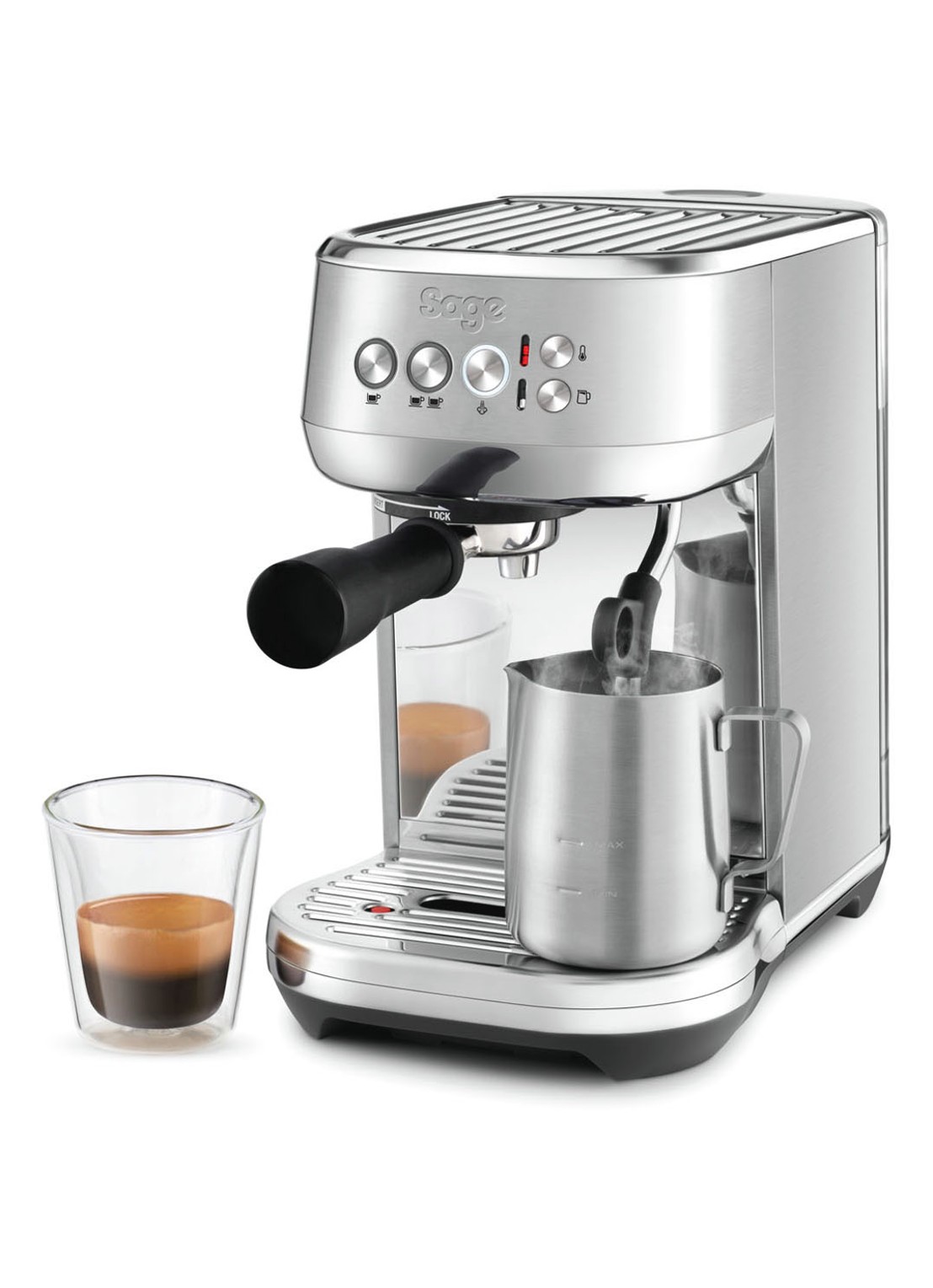 Sage The Bambino Plus espressomachine SES500BSS4 - detail 3 roestvrijstaal
