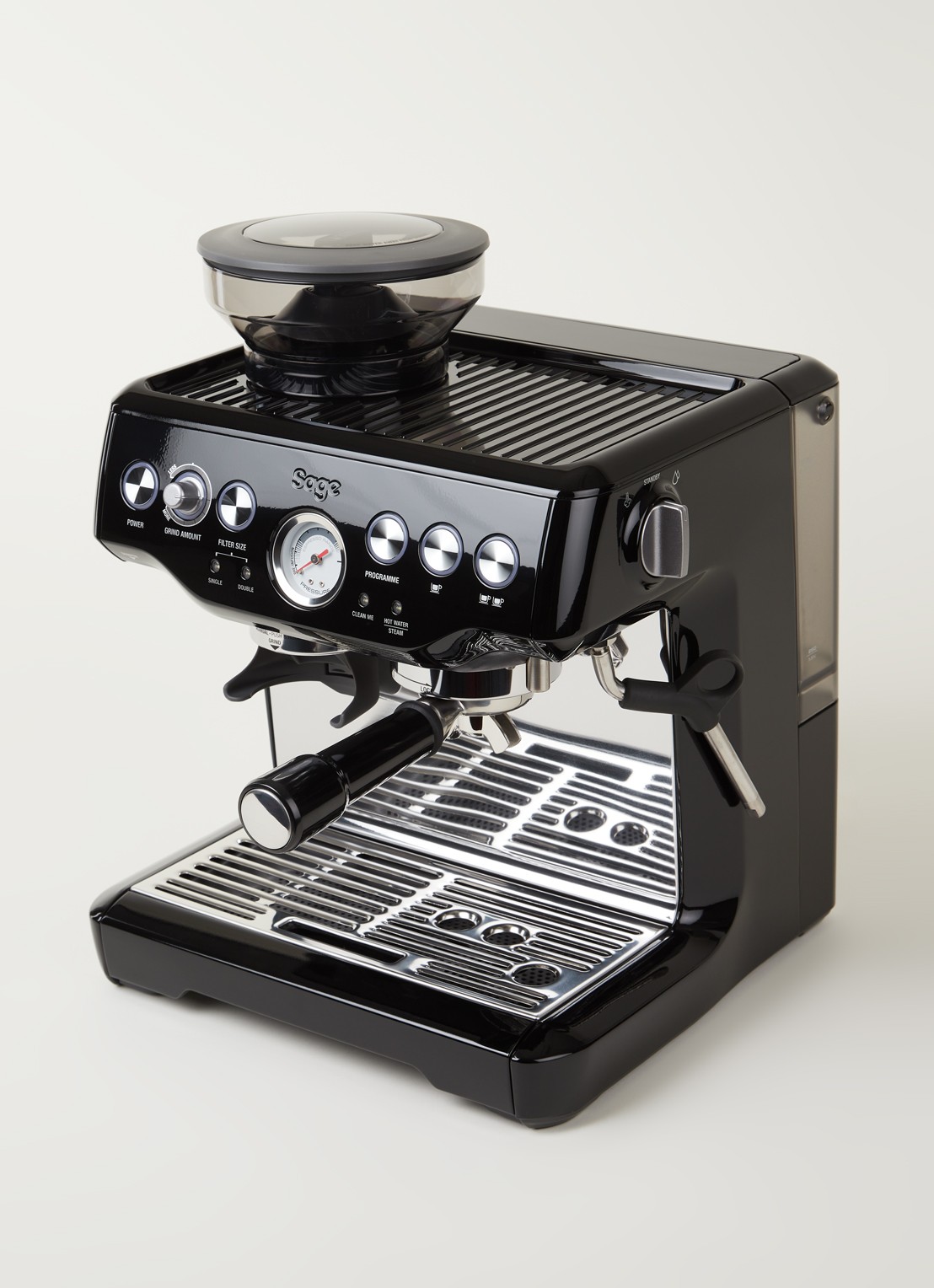 Sage The Barista Express espressomachine SES875BKS2EEU1A - voorkant 3 zwart