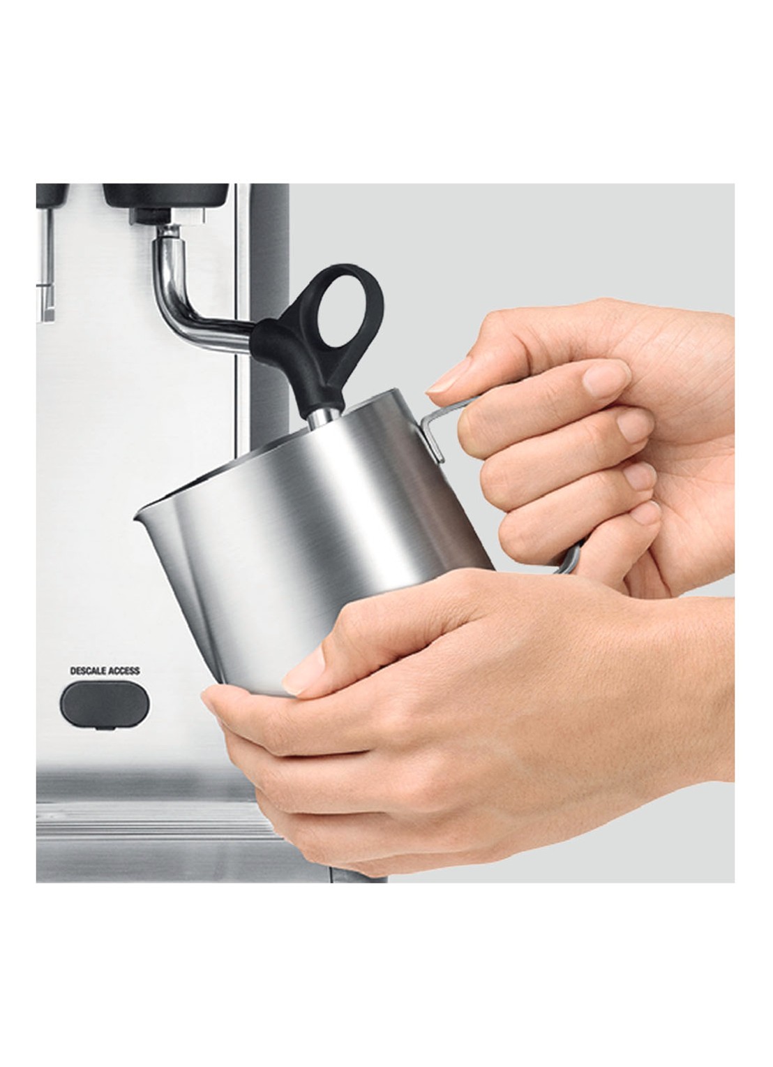 Sage The Barista Pro espressomachine SES878BSS - detail 6 zilver