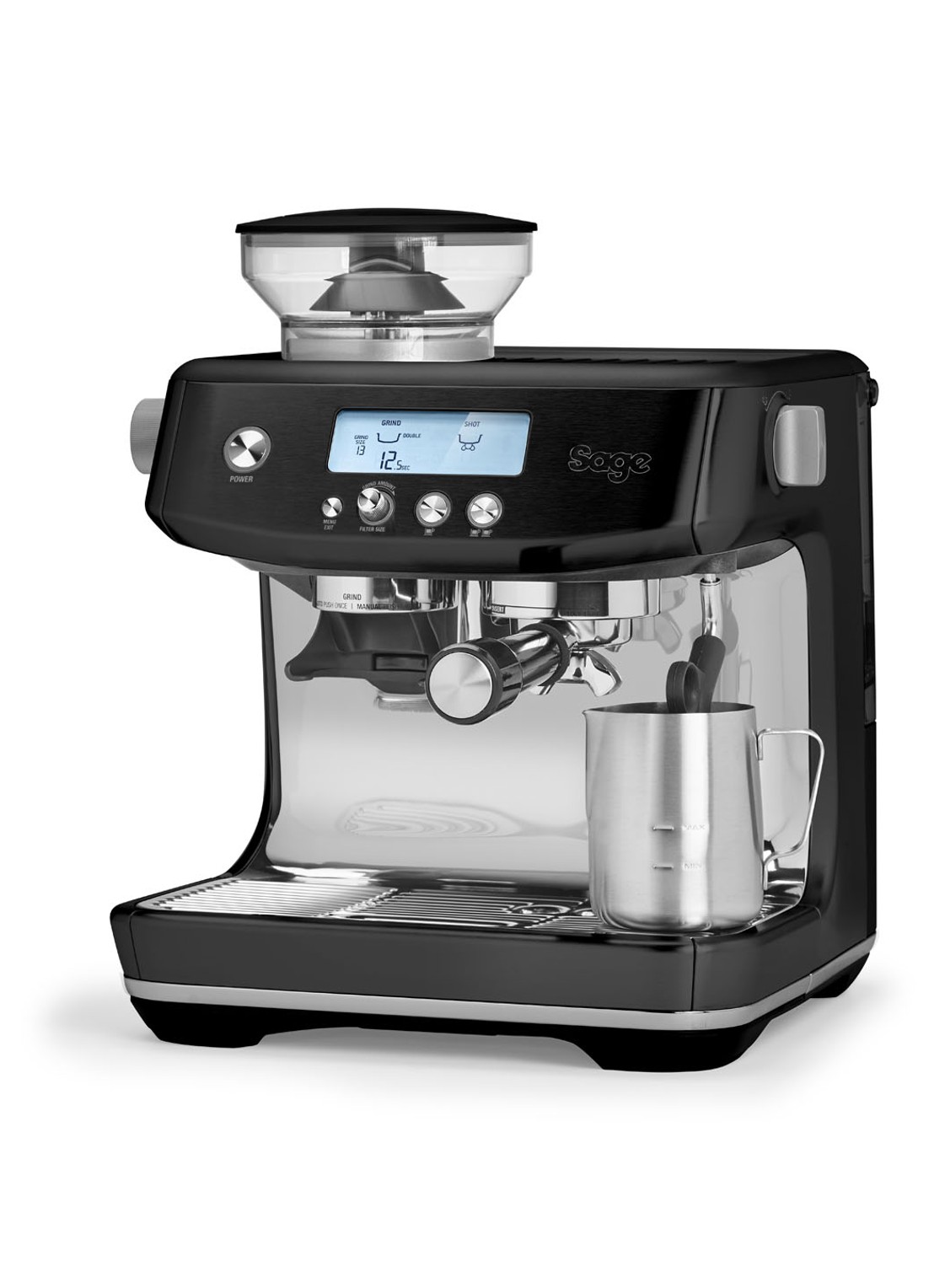 Sage The Barista Pro espressomachine SES878BTR - voorkant zwart