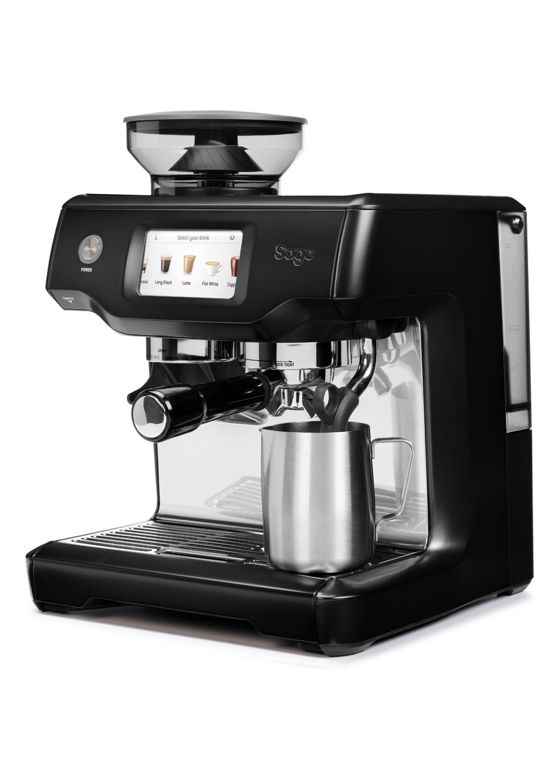 Sage The Barista Touch koffiemachine SES880BST4 - detail zwart
