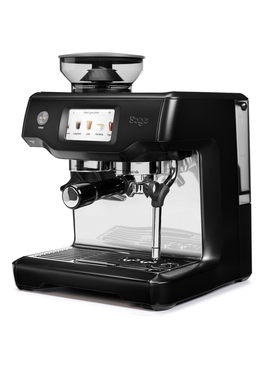 Sage The Barista Touch koffiemachine SES880BST4 - voorkant 6 zwart