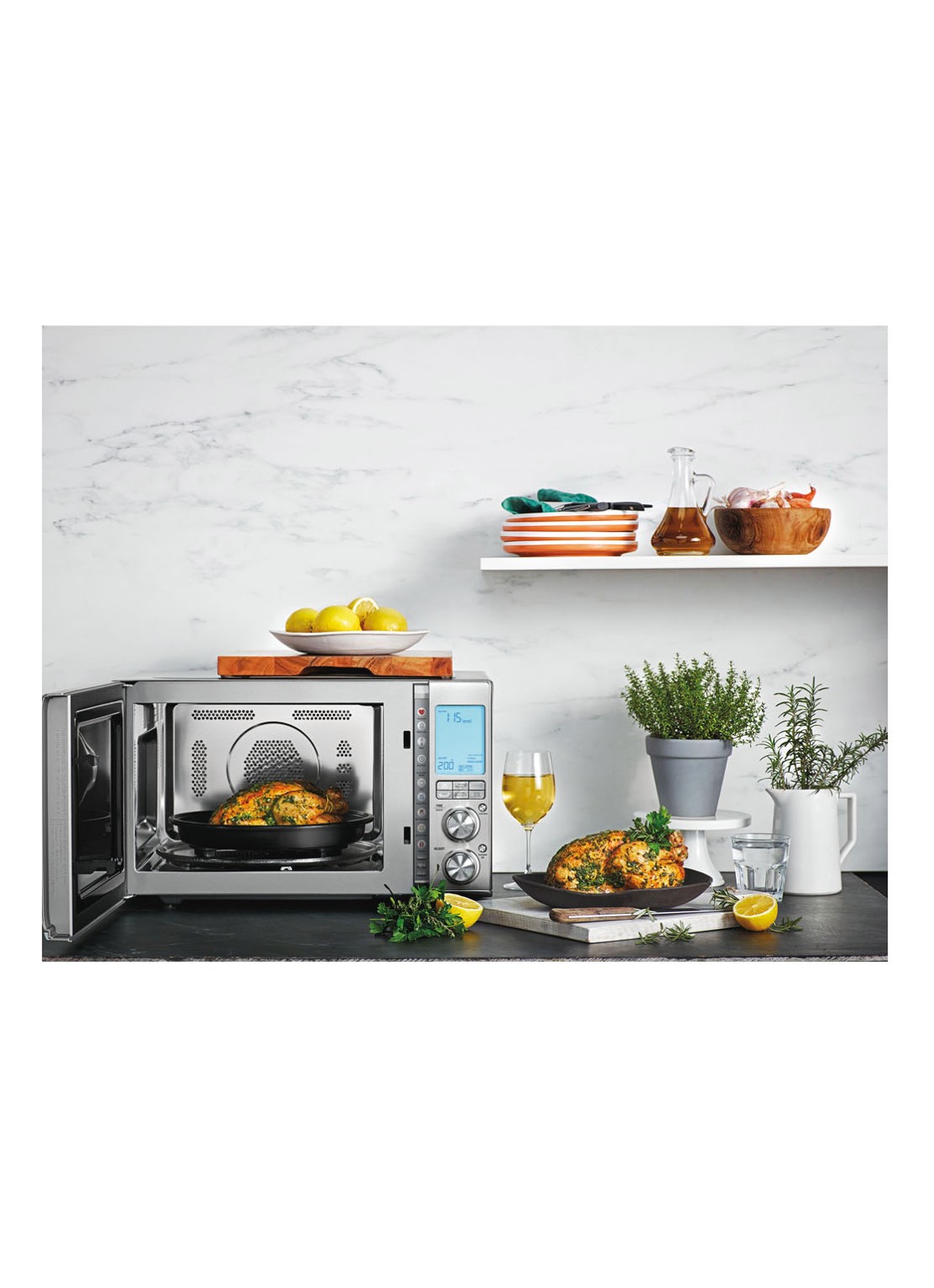 Sage The Combi Wave 3-in-1 combi-magnetron - detail 5 zilver