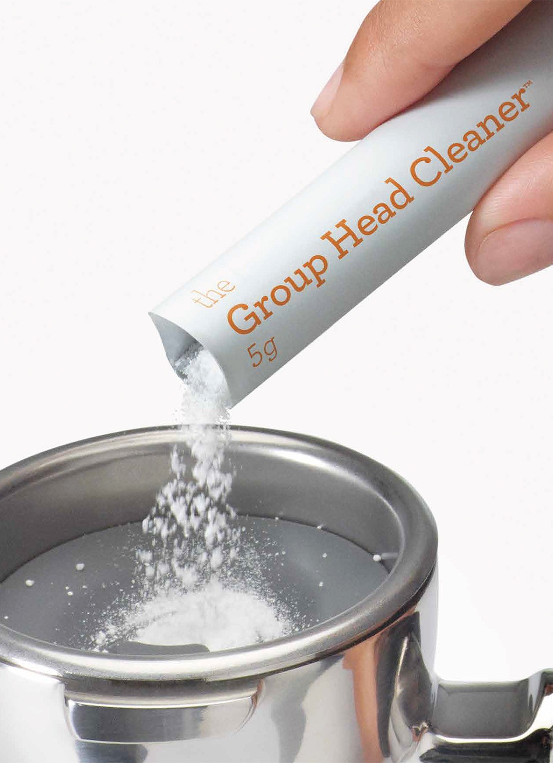 Sage The Group Head Cleaner schoonmaakmiddel 5 gram set van 6 - achterkant 3 wit