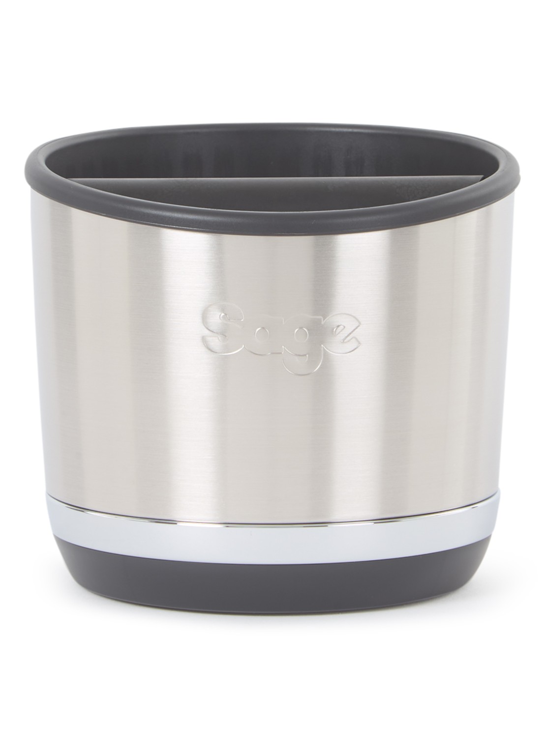 Sage The Knock Box 10 koffie uitklop bak 11 cm - voorkant zilver
