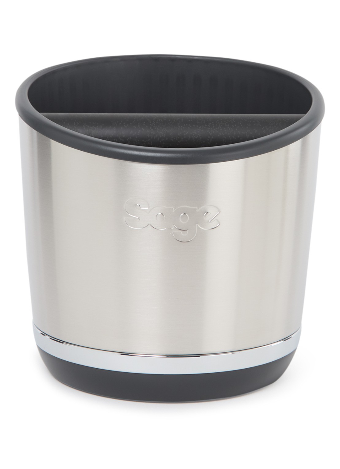 Sage The knock Box 20 koffie uitklopbak 16,5 cm - voorkant metallic