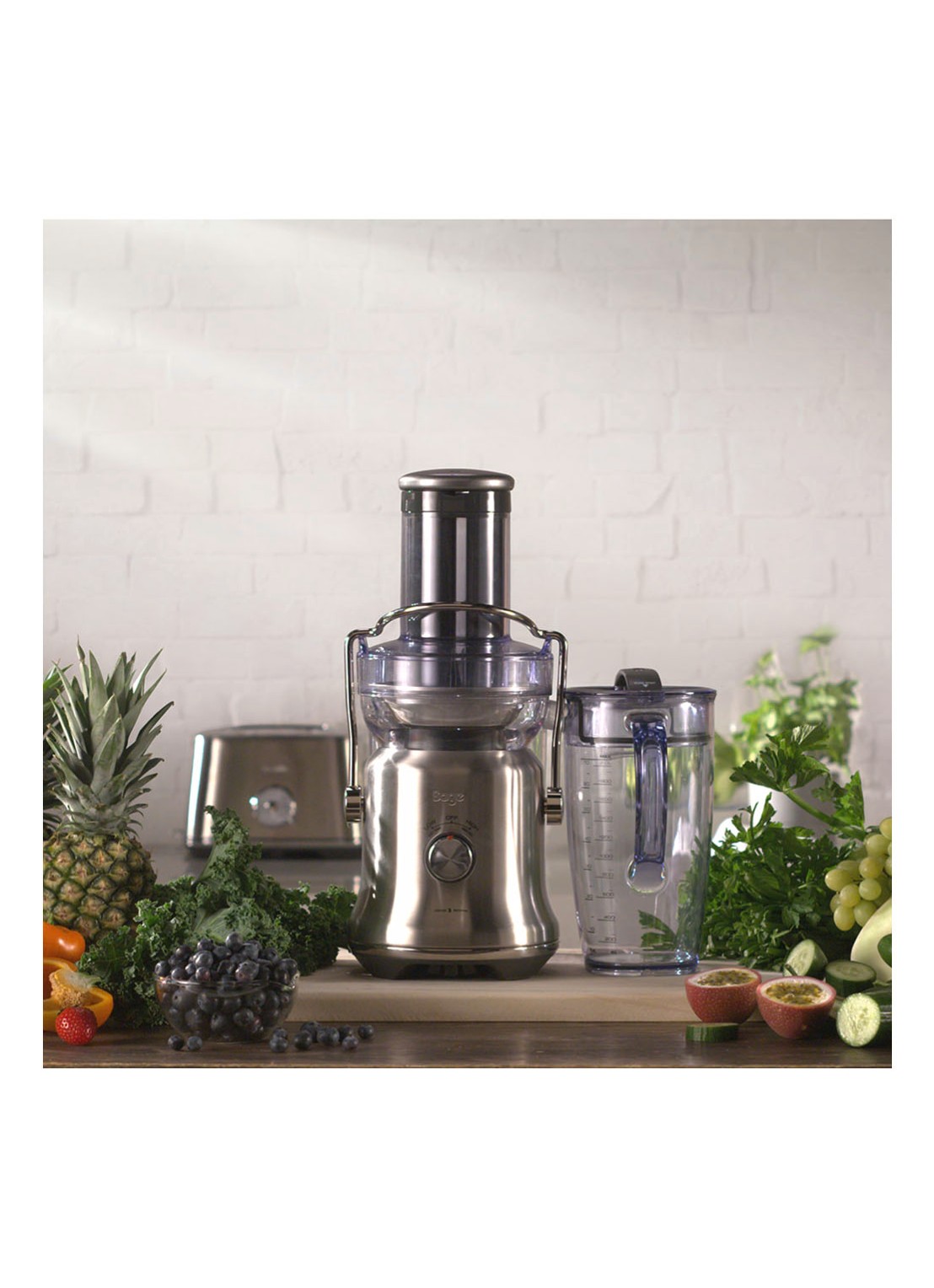 Sage The Nutri Juicer Cold Plus sapcentrifuge SJE530BSS4EEU1 - voorkant 7 zilver