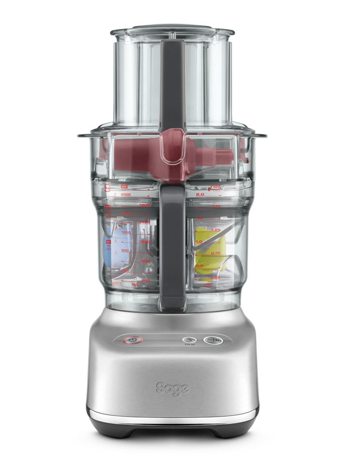 Sage The Paradice 9 foodprocessor 2,3 liter - voorkant 2 metallic