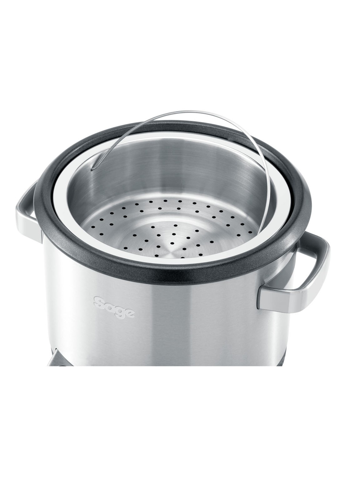 Sage The Risotto Plus slowcooker 3,7 liter SRC600BSS4EEU1 - detail 5 zilver