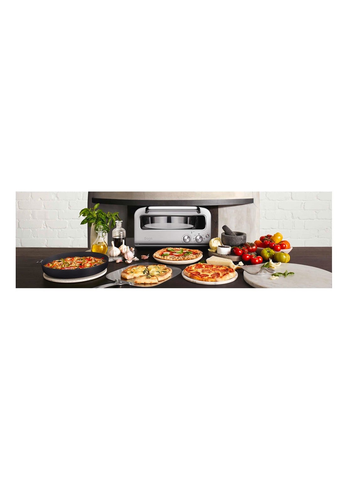 Sage The Smart Pizzaiolo oven SPZ820 - detail zilver