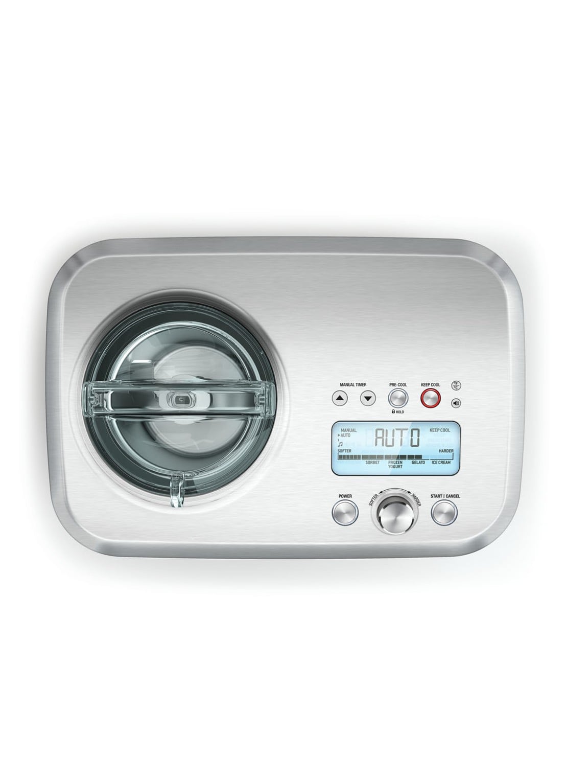 Sage The Smart Scoop ijsmachine BCI600 - detail roestvrijstaal