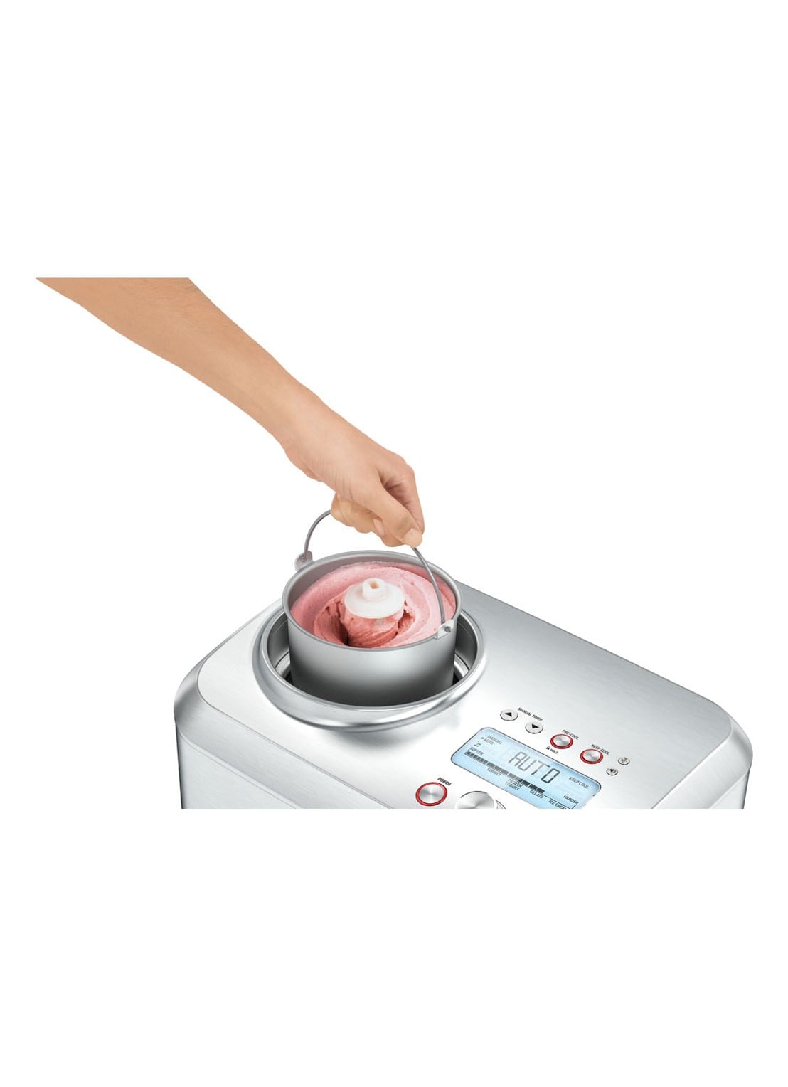 Sage The Smart Scoop ijsmachine BCI600 - detail 2 roestvrijstaal