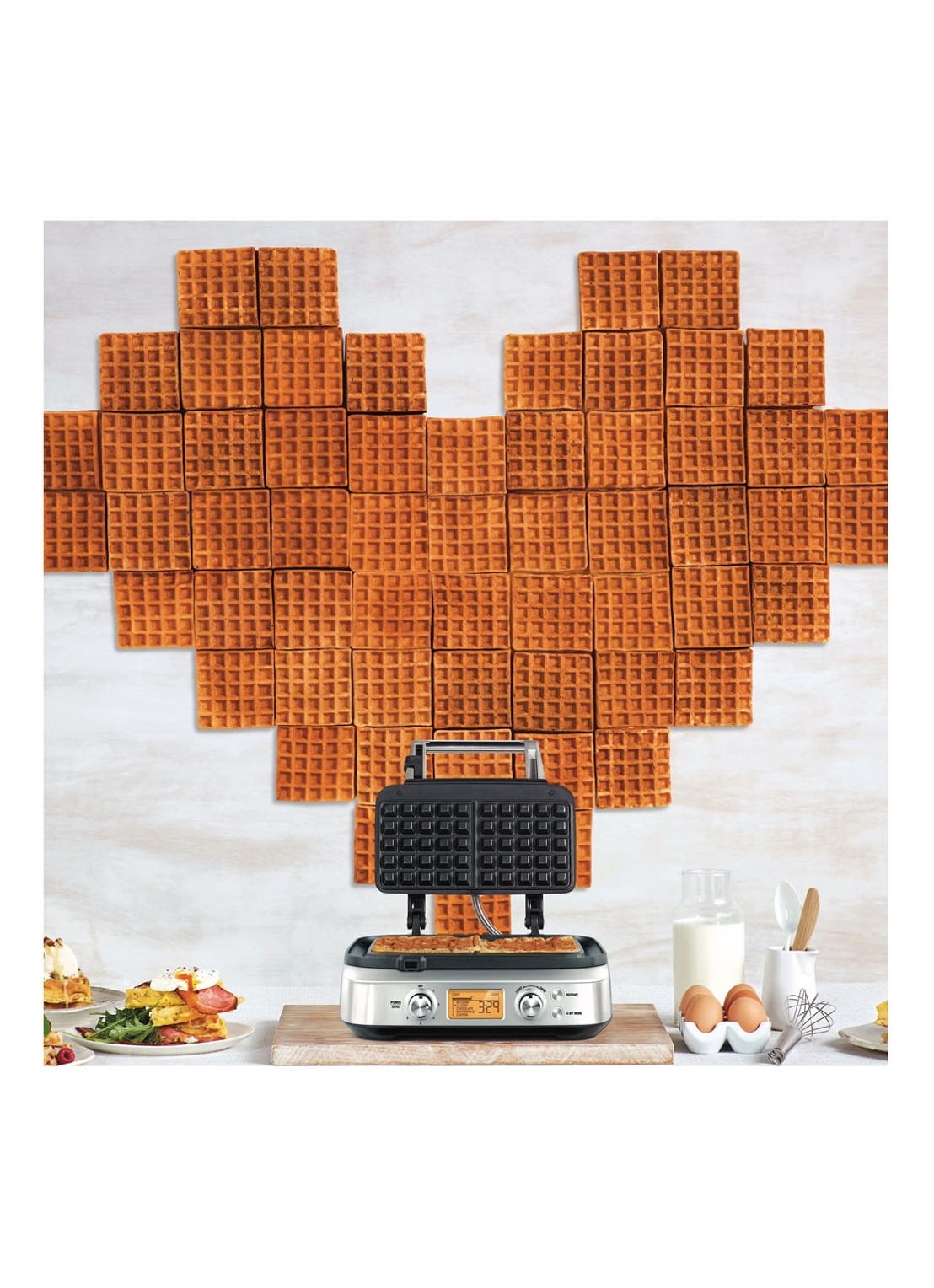 Sage The Smart Waffle Pro wafelijzer SWM620BSS4EEU1 - detail 3 zilver