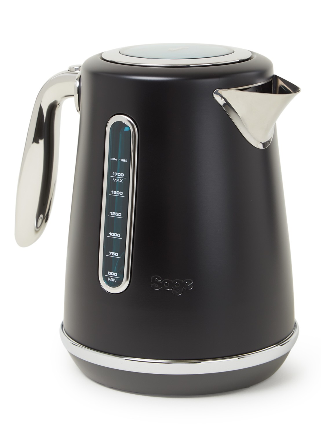 Sage The Soft Top Luxe waterkoker 1,7 liter SKE735BTR  - voorkant 5 zwart